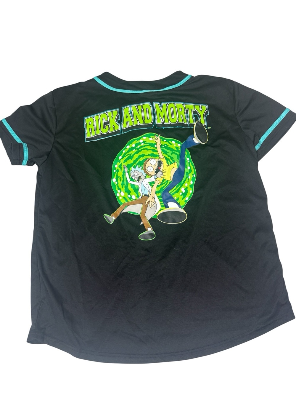 Rick and Morty jersey shirt